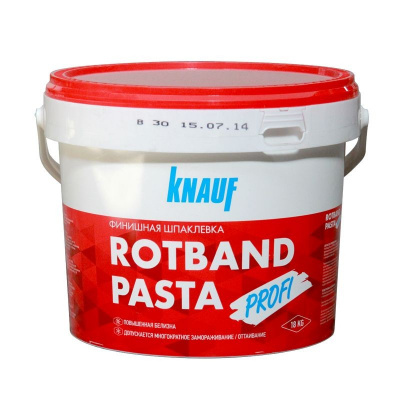 Шпатлевка финишная Кнауф Ротбанд Паста Профи 18кг