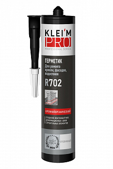 Герметик кремнийорганический для кровли KLEI`MPRO R702 прозрачный 300мл