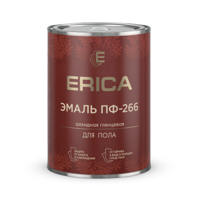 Эмаль для пола ПФ-266 Erica золотисто-коричневая 0,8кг