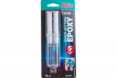 Клей эпоксидный Akfix E340 (5 мин) 25мл
