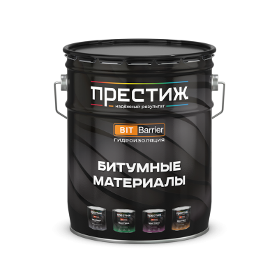 Мастика Престиж битумно-резиновая для кровли 17кг