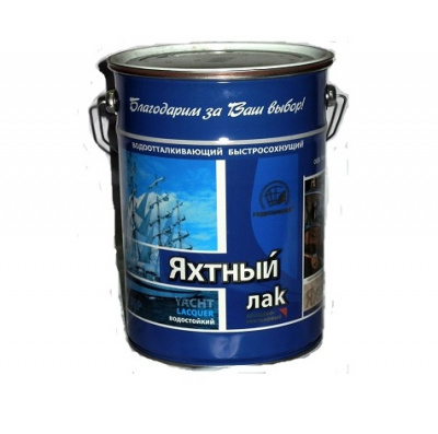 Лак яхтный РАДУГАМАЛЕР алкидно-уретановый матовый 6л