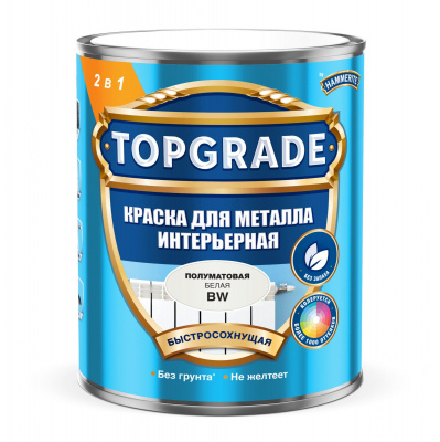 Краска 2 в 1 Topgrade интерьерная база BW 0,9л