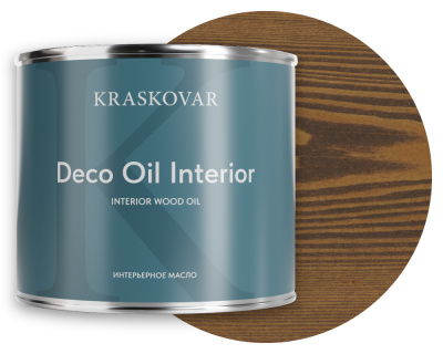 Масло для интерьера Kraskovar Deco Oil Interior орех 2,2л