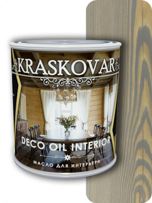 Масло для интерьера Kraskovar Deco Oil Interior туманный лес 0,75л