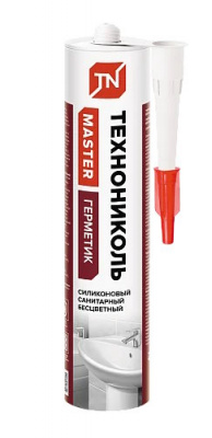 Герметик силиконовый санитарный ТЕХНОНИКОЛЬ бесцветный 280мл
