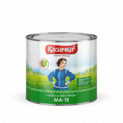 Краска масляная МА-15 КАЗАЧКА голубая 1,9кг