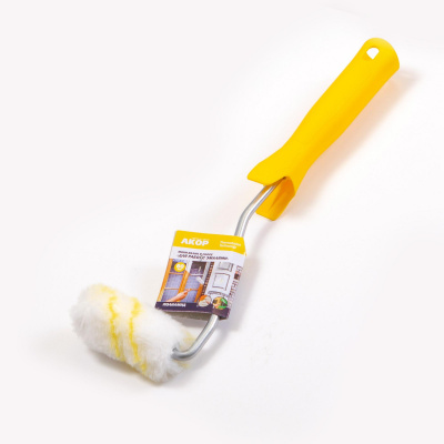 Валик 6 см в сборе полиамид d 6 мм для работ с эмалями Акор