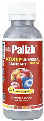 №1011 Колер Palizh STANDART универсальный 110г серый для фасадных и интерьерных работ