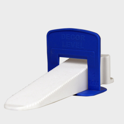 СВП Зажим Ворота 1 мм, 100 шт, пакет (для крупноформатной плитки) DЕCOR LEVEL