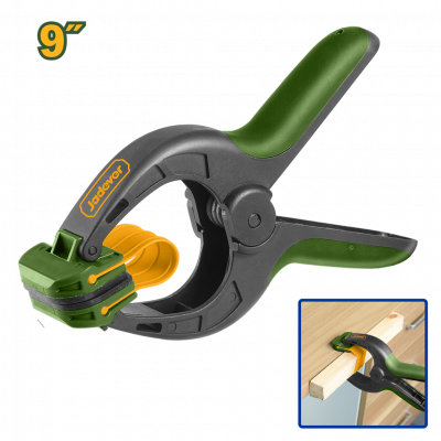 Зажим ручной 9" 225мм усиленный JADEVER