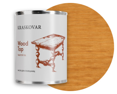 Масло Kraskovar Wood Top для столешниц бук 0,75л