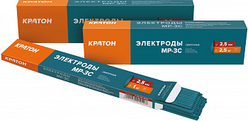 Электрод для дуговой сварки Кратон 2,5мм (МР-ЗС) 1кг