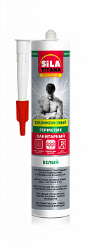 Герметик силиконовый санитарный SILA TITANA белый 260мл