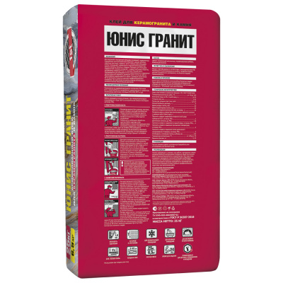 Клей плиточный Юнис Гранит 25кг