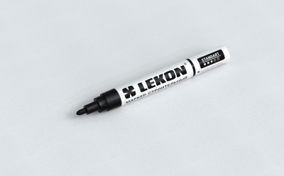 Маркер LEKON Standart с нитроэмалью 4 мм цвет черный