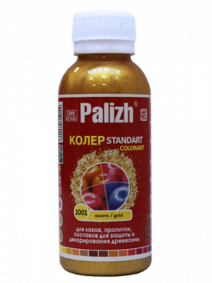 №1001 Колер "Palizh" STANDART 0,1л (120г) золото (Ижевск)