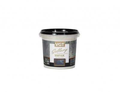 Штукатурка декоративная VGT Мираж серебристо-белая 1кг (неморозостойкая)