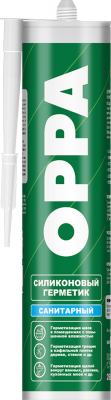 Герметик силиконовый санитарный OPPA бесцветный 260мл