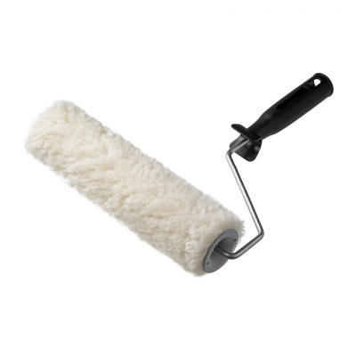 Валик в сборе ГОСТ натуральный мех 25см, d6мм Акор