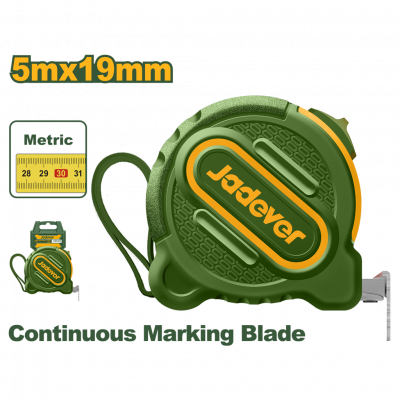 Рулетка одна кнопка 5м*19мм JADEVER