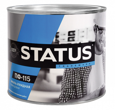 Эмаль ПФ-115 STATUS синяя 1,8кг