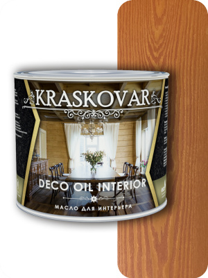 Масло для интерьера Kraskovar Deco Oil Interior лиственница 2,2л