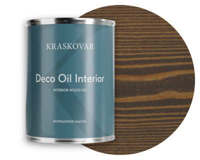 Масло для интерьера Kraskovar Deco Oil Interior палисандр 0,75л