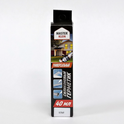 Герметик силиконовый универсальный Master Klein белый 40мл
