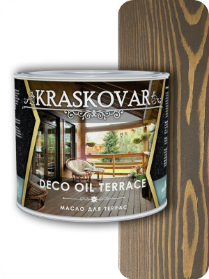 Масло для террас Kraskovar Deco Oil Terrace палисандр 2,2л