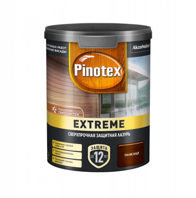 Лазурь PINOTEX-EXTREME для дерева палисандр 0.9л