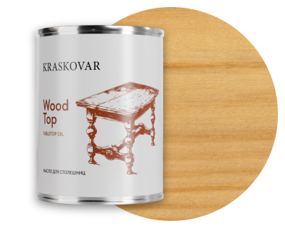 Масло Kraskovar Wood Top для столешниц бесцветное 0,75л