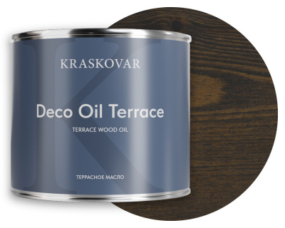 Масло для террас Kraskovar Deco Oil Terrace эбен 2,2л