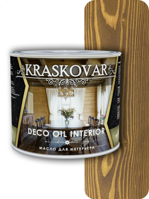 Масло для интерьера Kraskovar Deco Oil Interior можевельник 2,2л