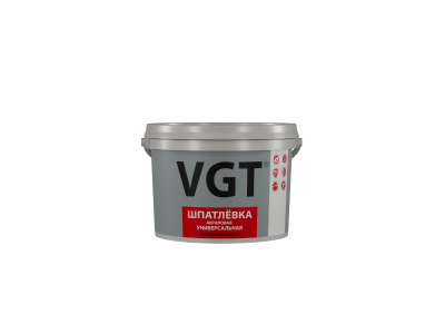 Шпатлевка универсальная VGT для наружних и внутренних работ 7,5кг