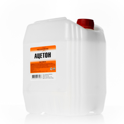 Ацетон НХП технический 5л/3,5кг канистра (ГОСТ 2768-84)