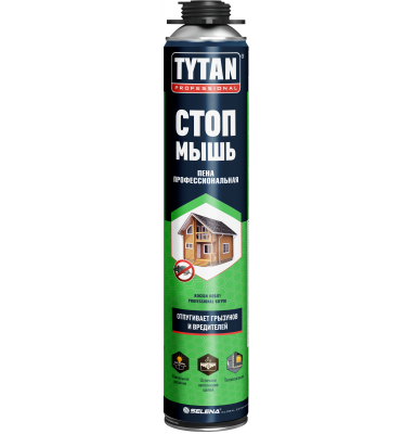 Пена профессиональная TYTAN СТОП МЫШЬ 750мл летняя
