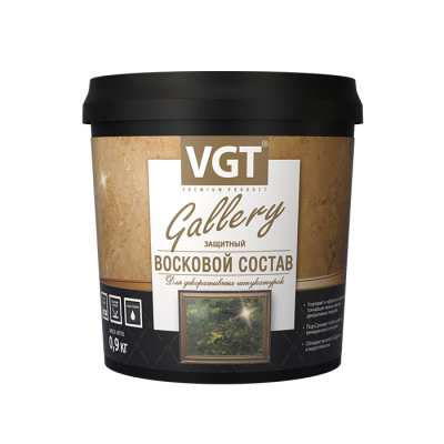 Защитный восковой состав с перламутром VGT 0,9кг (неморозостойкий)