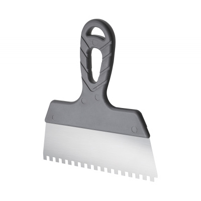 Шпатель зубчатый Эксперт 200мм, 6х6мм, нержавеющая сталь