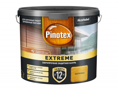 Лазурь PINOTEX-EXTREME для дерева калужница 2.5л