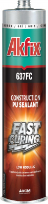 Герметик полиуретановый быстросохнущий Akfix 637FC белый 310мл