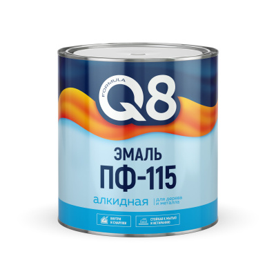 Эмаль ФОРМУЛА Q8 ПФ-115 изумрудная 2,7кг