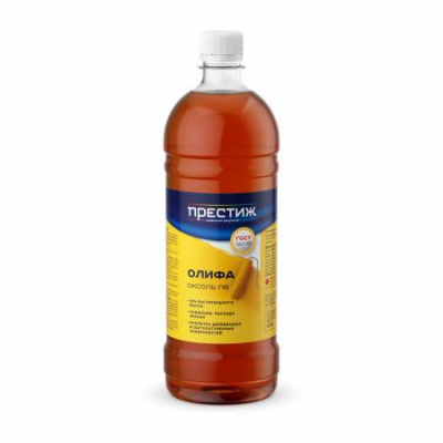 Олифа ПРЕСТИЖ Оксоль ПВ (ГОСТ 190-78) 0,9л