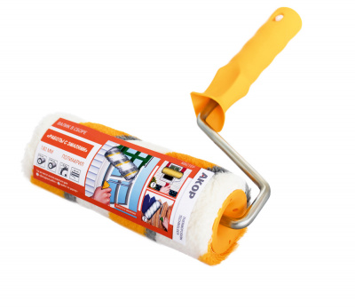 Валик 18 см в сборе полиакрил (тигр) d 8 мм Мастер для работ с эмалями "Акор"