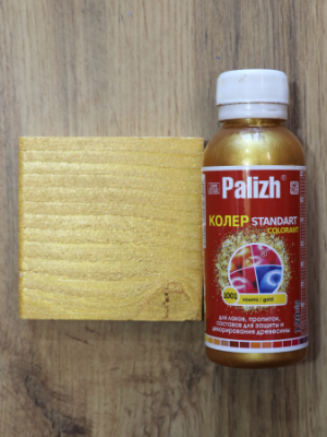 №1001 Колер "Palizh" STANDART 0,1л (120г) золото (Ижевск)