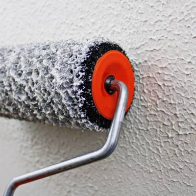 Валик 18см в сборе d50 мм, ручка 8мм, ворс 10мм для нанесения шпаклевки DECOR