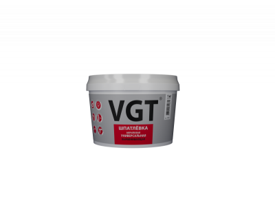 Шпатлевка универсальная VGT для наружних и внутренних работ 1кг