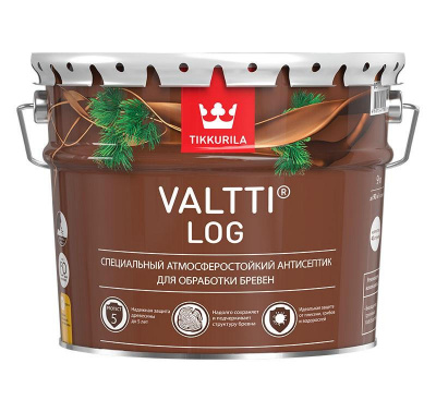 Антисептик TIKKIVALA лессирующий VALTTI LOG EC бесцветный 9л