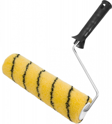 Валик 24 см в сборе полиакрил тигр d 42мм, ручка 6мм, ворс 11мм, "Б.Е."