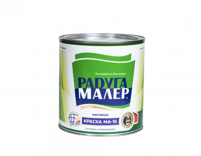 Краска масляная МА-15 РАДУГАМАЛЕР ГОСТ белая 3,2кг
